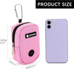 COOWONE puppy training pouch showing internal storage capacity for kibble and keys
