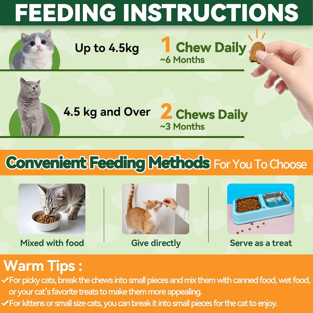 Two hundred count container of Carmelie chicken flavored feline tick prevention