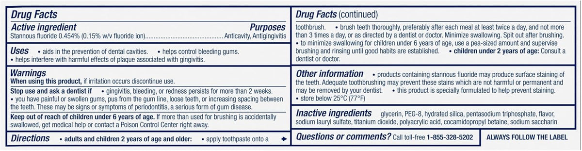 Premium imported Parodontax dental treatment packaging overview