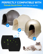 Cunina charcoal replacement pads showcasing the double thickness material