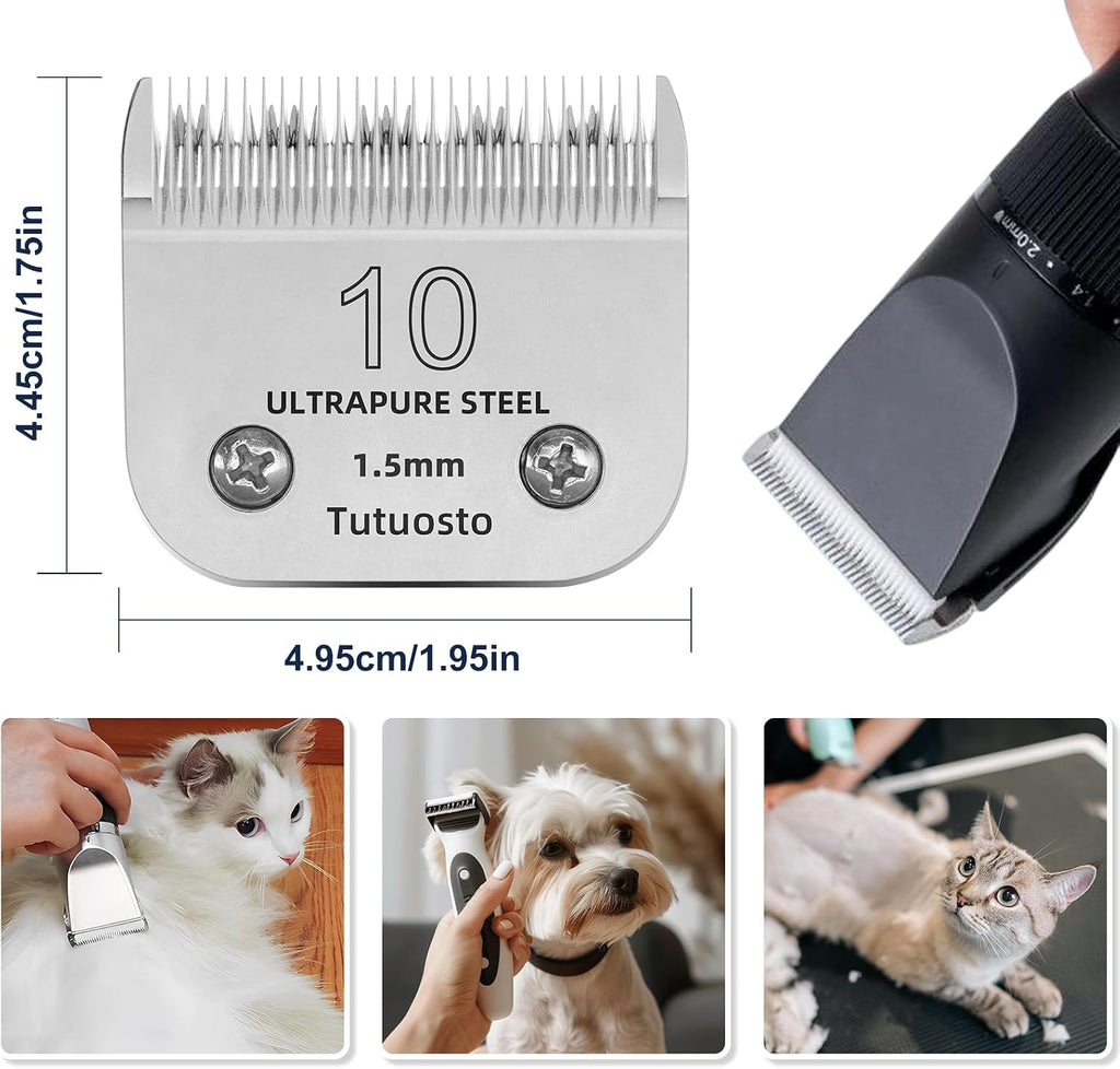 Premium titanium coated replacement blade for professional pet clippers