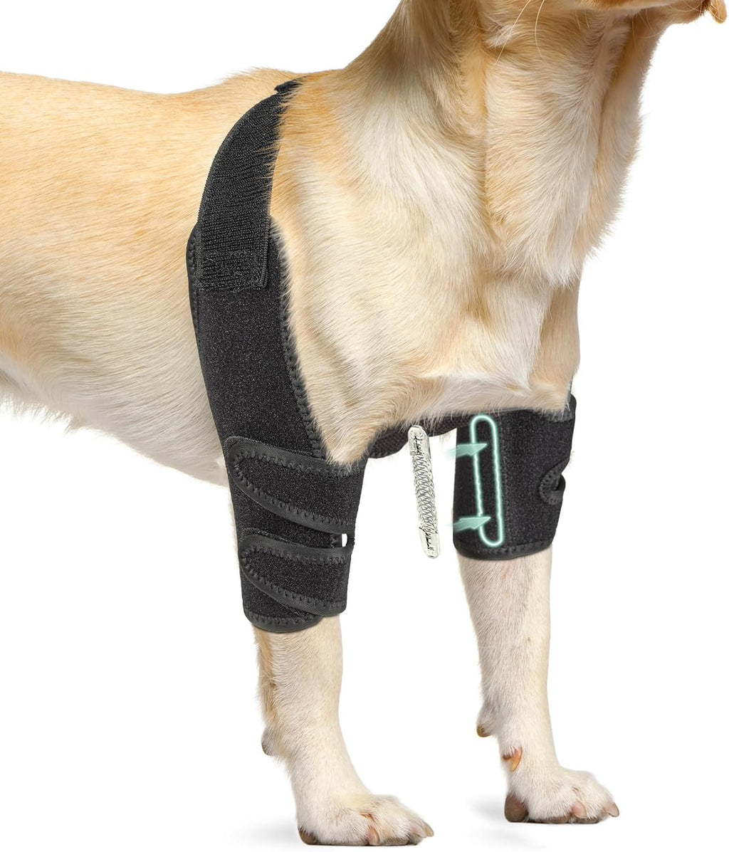 Dog Elbow Brace with Metal Splint,Hygroma Elbow Protector Pads for Dogs Shoulder Callus, Arthritis, Dysplasia, Dislocation, Pressure Sores, Support Front Leg Wrap(Both Left & Right) - Image 9