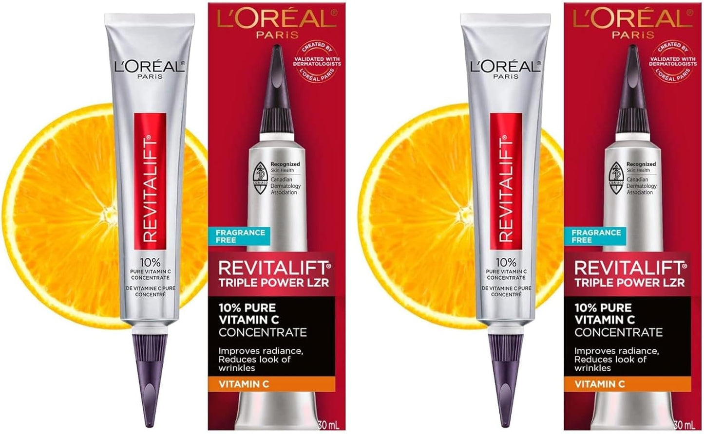L'Oreal Paris Revitalift 10% Pure Vitamin C Face Serum for Brighter Skin & Reduced Wrinkles, Fragrance Free, 1 0z. - Image 12