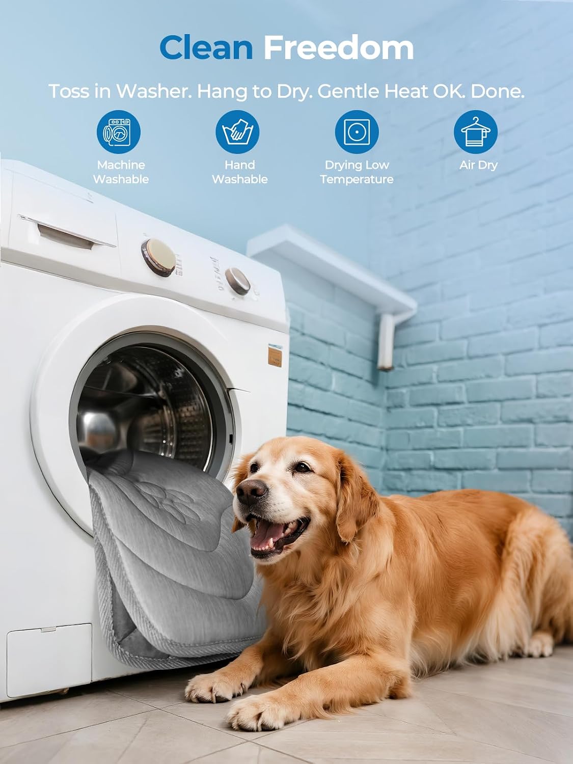Reversible view of Pawhoo pet cooling summer pad