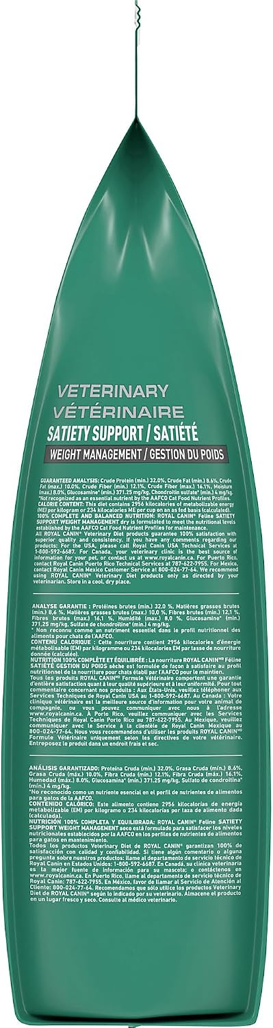 Royal Canin Veterinary Diet Feline Satiety Support Weight Management Adult Dry Cat Food, 12 oz. Bag Bag - Image 14