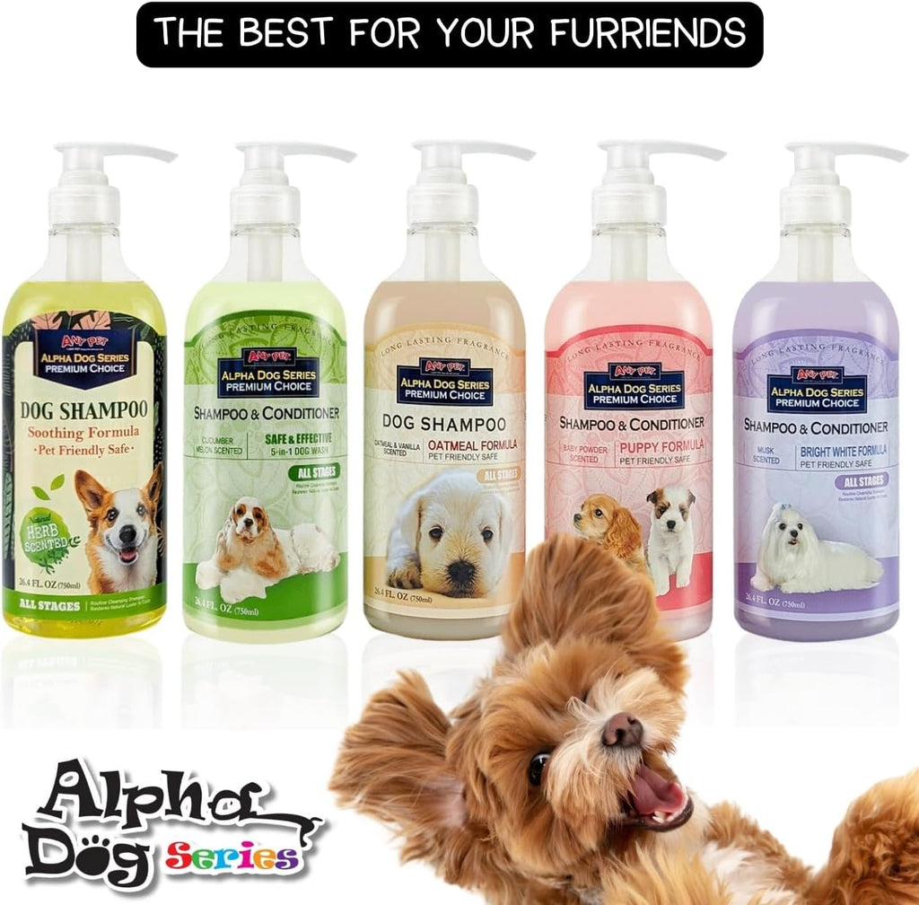 Bright White Grooming Natural Dog Shampoo and Conditioner with Aloe Vera, pH balanced Shampoo for Dogs, Tear-Free, Moisturizing Dog Shampoo for Sensitive Skin - 26.4 Oz - Image 7