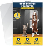 PROTECTO 2 Pack Heavy Duty Door Protector from Dog Scratching, 30 x 20" Clear Door Scratch Protector, Easy to Install on Window, Wall, Screen & Sliding Doors, Cat Scratch Guard for Indoors Outdoors - Image 13