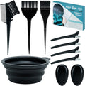 Xarchy 10 piece hair bleach kit front view showing full set of professional hair coloring tools.