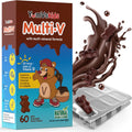 Yum-V's Kids Multivitamin Chewable Chocolate Bears 60 count bottle front view
