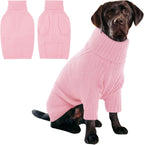 IECOii XXL Dog Sweater,Thermal Knit Big Dog Sweater Christmas,Pet Turtleneck Doggy Sweatshirt for Extra Large Dogs Boy Girl,Stretchy Large Dogs Cold Weather Outfit Pitbull Clothes,(Green XXL) - Image 10