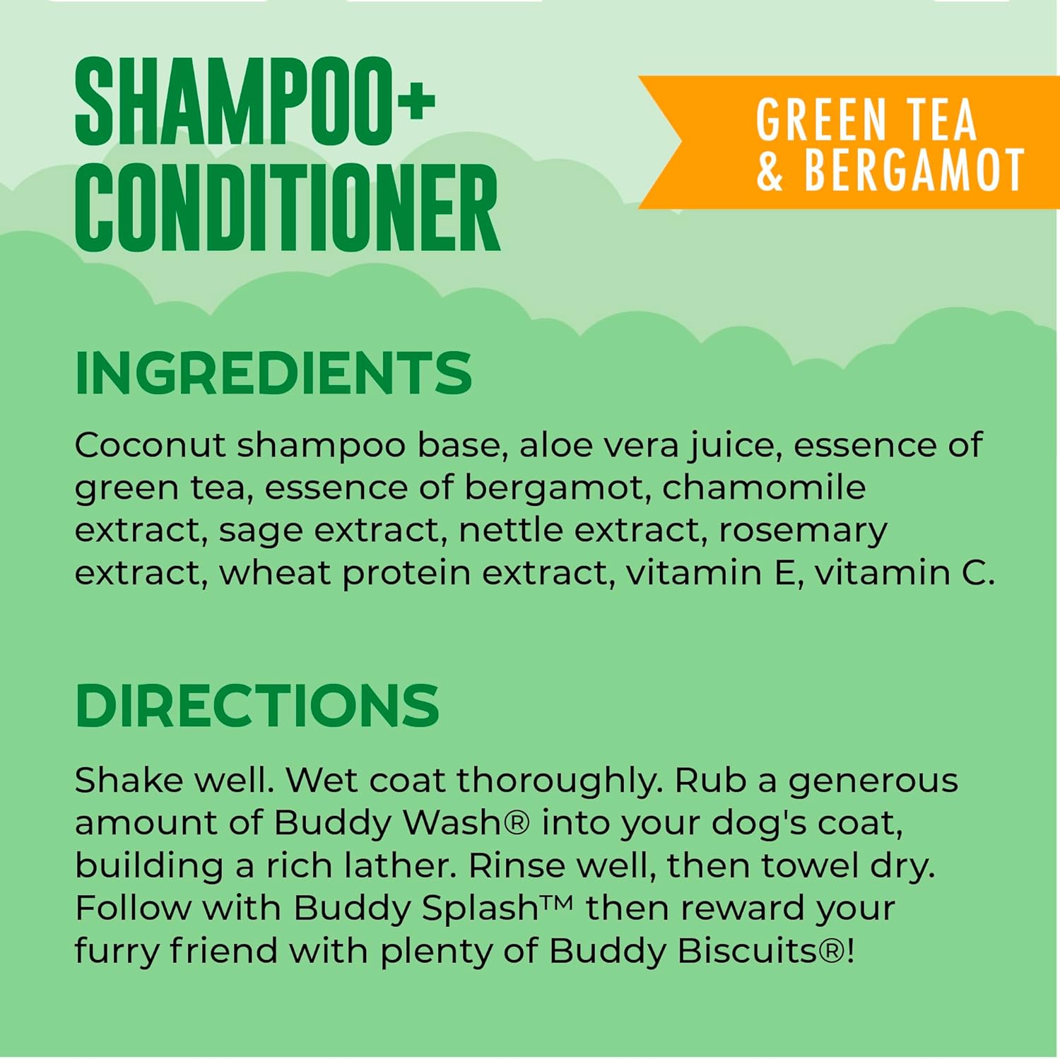 Imported USA premium dog wash with coconut base and botanical extracts