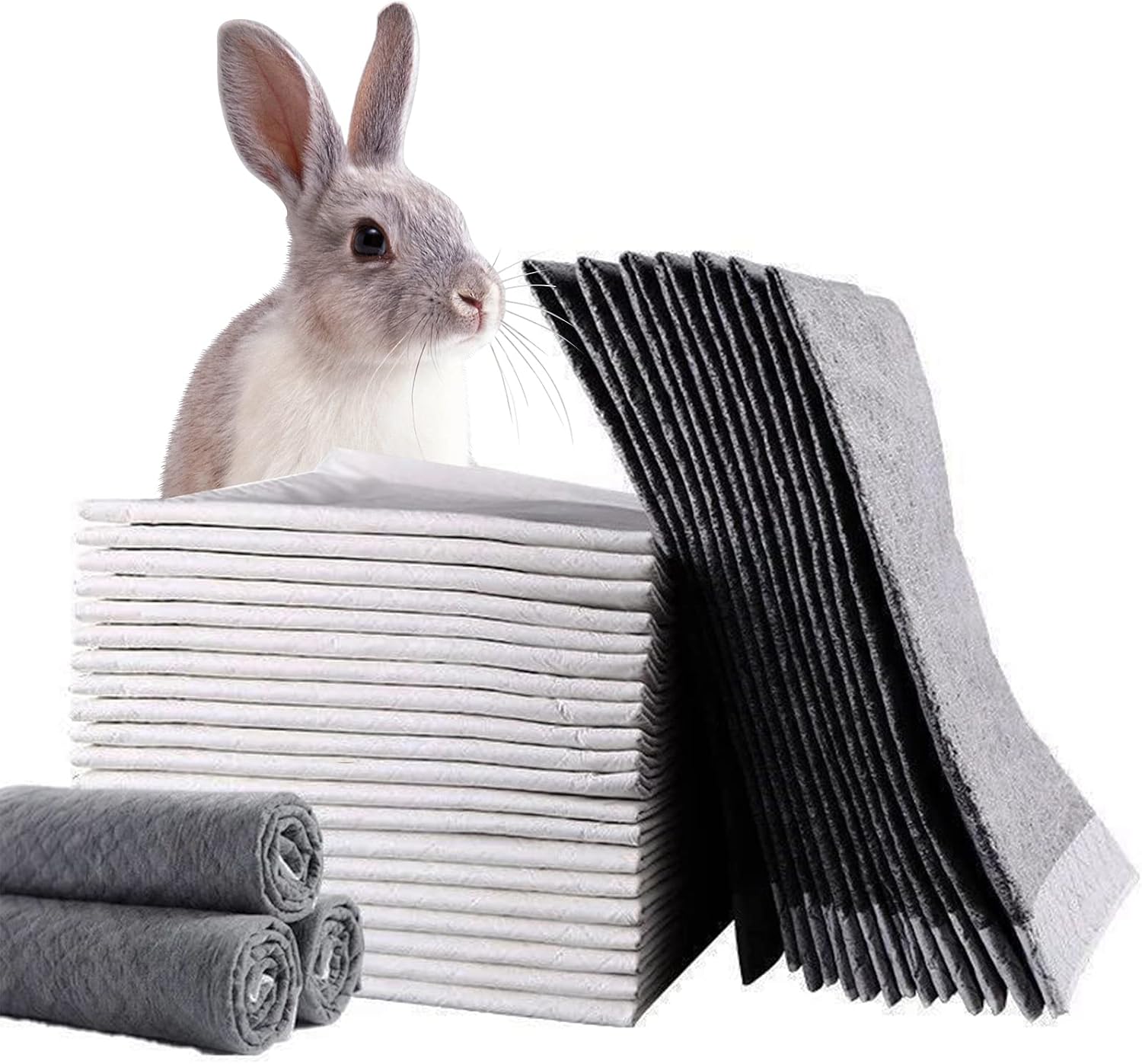 Travel friendly Pinvnby rabbit pee pads pack