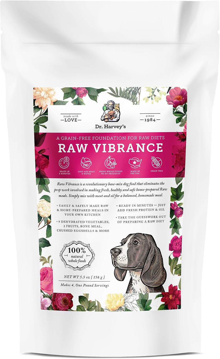 Dr. Harvey's Raw Vibrance Grain Free Dehydrated Foundation for Raw Diet Dog Food (6 Pounds) - Image 10