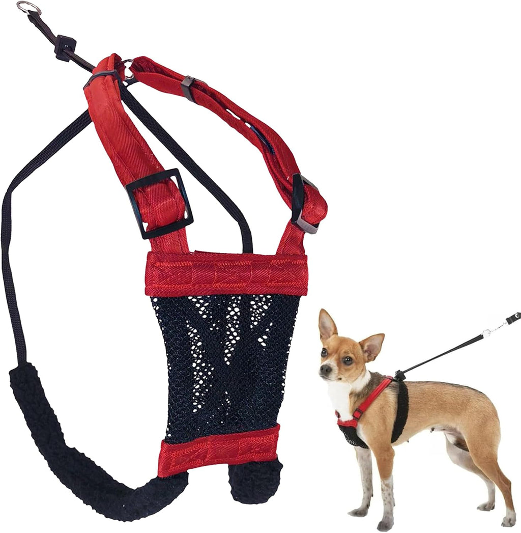 Sporn No Pull Dog Harness, Durable Nylon Mesh Harness for Large Dogs, No Choke Design, Padded Restraint Sleeves, Adjustable Fit, Easy On/Off, Large/XL for Extra Large Breeds, Black - Image 14