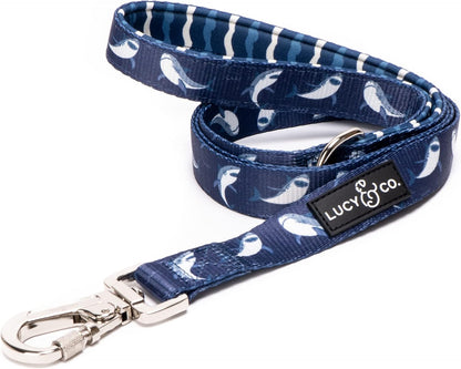 Lucy & Co. Designer Dog Leash - Pet Accessories - Thick Dog Leash - Padded Handle for Comfort - Among The Wildflowers - 5 Foot (Purple Floral, Small) - Image 13