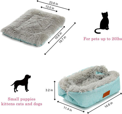 Close up of the non slip bottom grid on the HDLKRR self heating pet cushion
