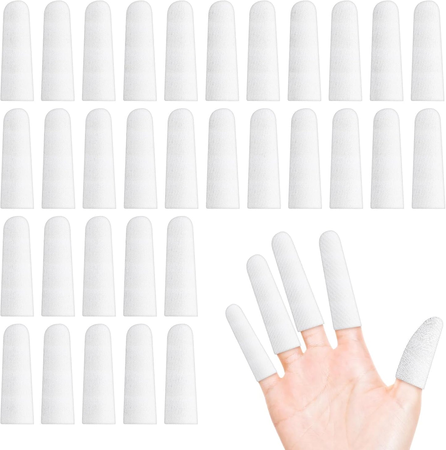 Xyembu cotton finger cots 200 pieces packaging front view for wound protection