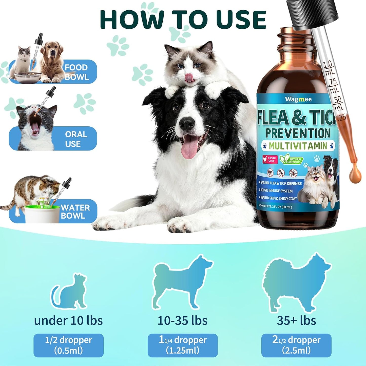 Wagmee natural defense nutritional facts and dosage chart