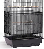 Bird view through breathable mesh of ISMARTEN cage cover