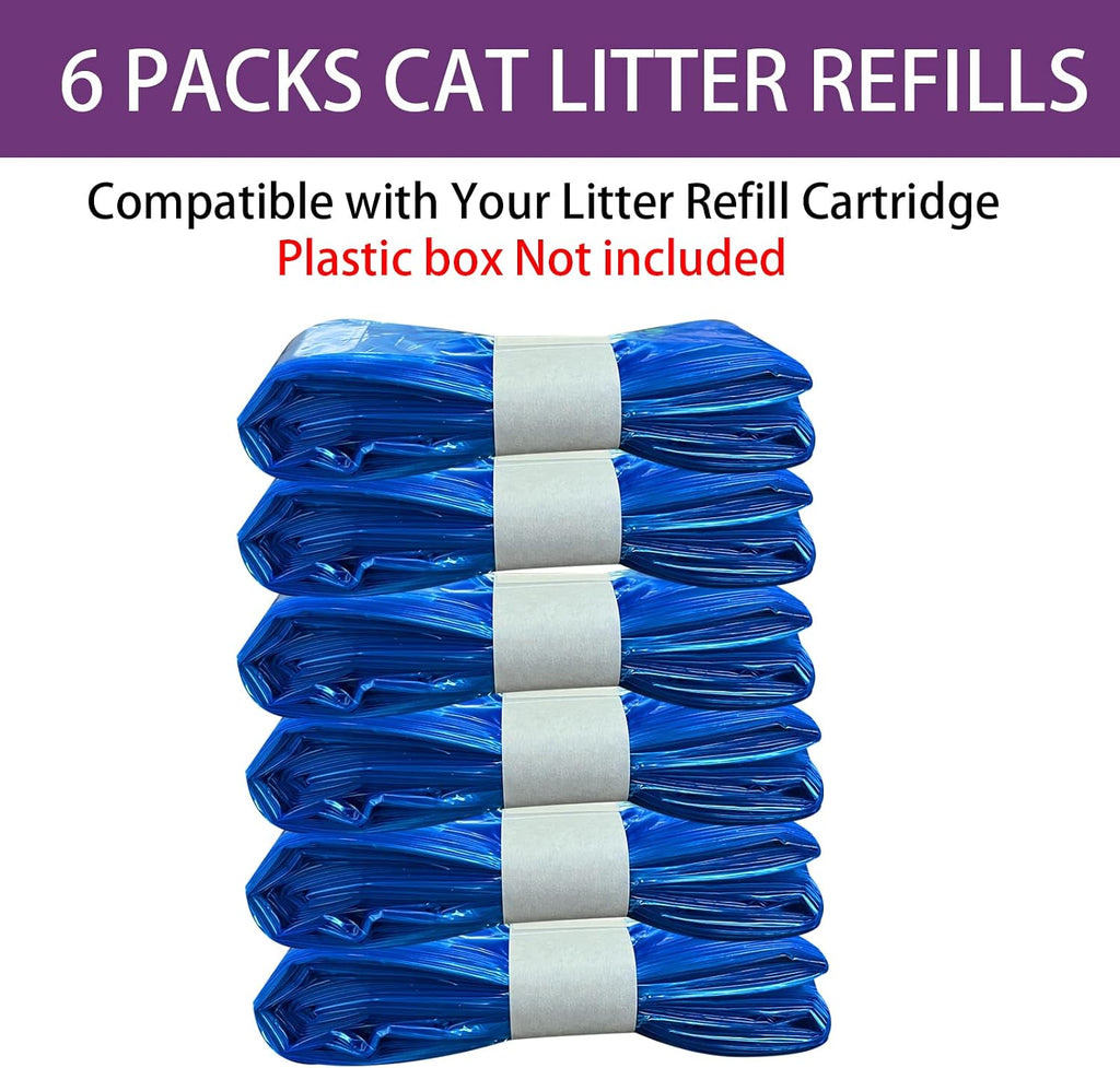 Generic cat litter disposal bag liners compatible with standard and plus systems.