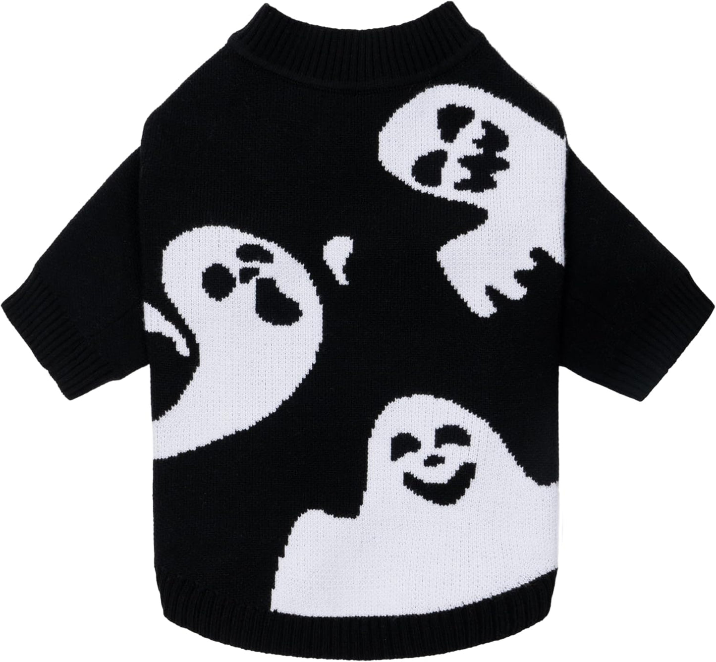 Fitwarm Funny Sheep Sweater, Thermal Winter Clothes for Small Dogs, Holiday Outfit, Pullover Jumper, Black, Green, White, Large - Image 12