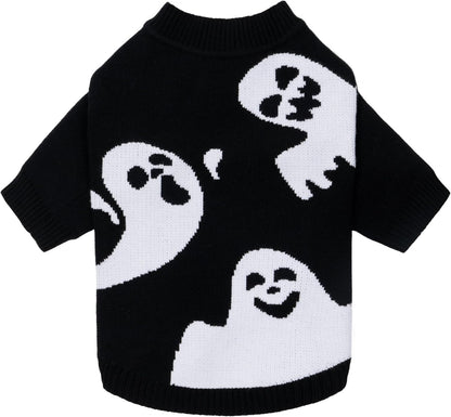 Fitwarm Funny Sheep Sweater, Thermal Winter Clothes for Small Dogs, Holiday Outfit, Pullover Jumper, Black, Green, White, Large - Image 12