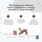 Soft fabric texture of ZippyPaws interactive pet puzzle