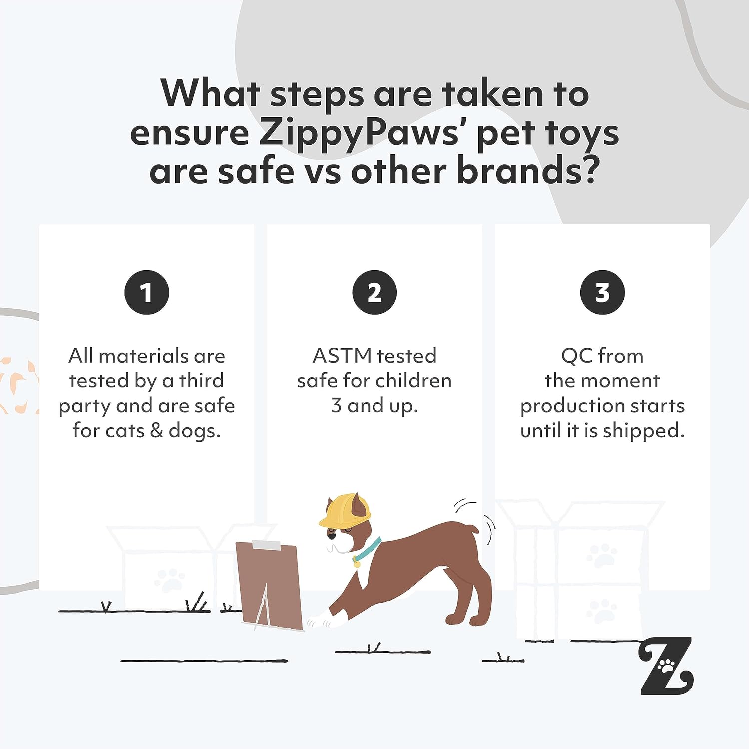 Soft fabric texture of ZippyPaws interactive pet puzzle