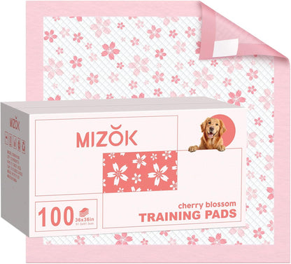 Pack of fifty disposable heavy duty puppy pee pads for indoor use