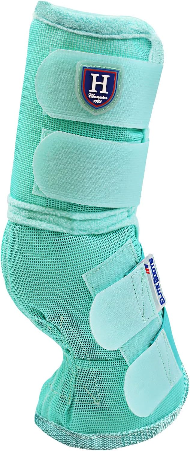 Harrison Howard mint large fly boots flat lay perspective