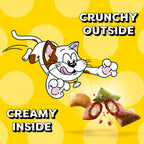 Dual texture crunchy and soft cat treats visual