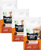 WORLD'S BEST CAT LITTER Low Tracking & Dust Control Multiple Cat Unscented 15-Pounds - Natural Ingredients, Quick Clumping, Flushable & Made in USA - Long-Lasting Odor Control & Easy Scooping - Image 10