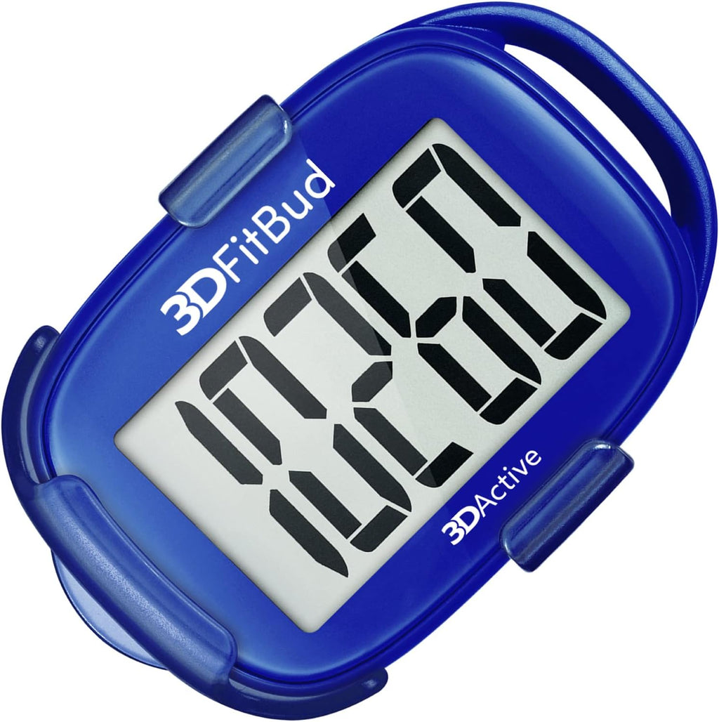 3DActive 3DFitBud Simple Step Counter Walking 3D Pedometer with Clip, Lanyard Accurate Step Tracker Large Display, Easy to Use for Kids Men Women Adult Seniors Daily Step Tracking - A420S - Image 11