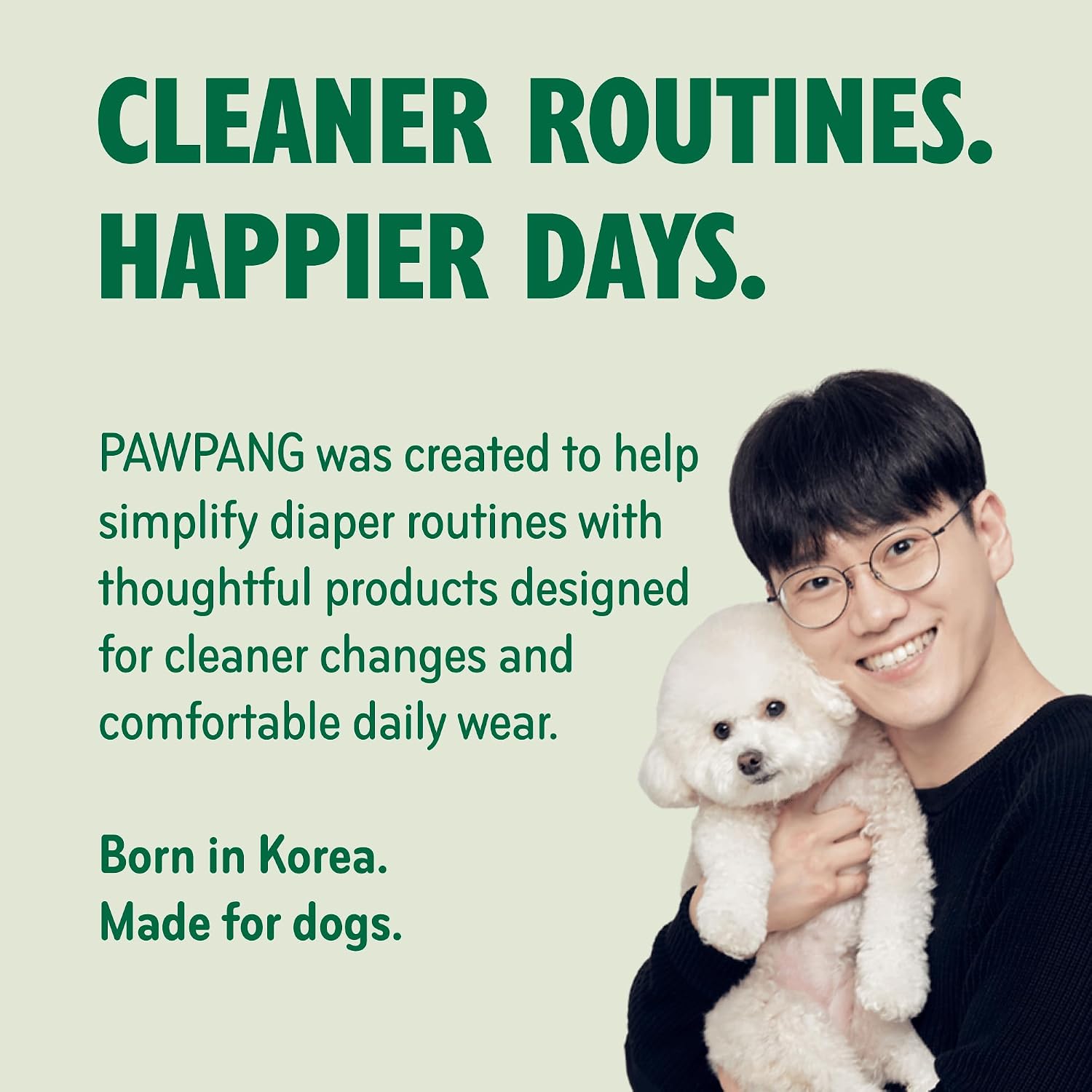 PAWPANG Disposable Dog Diaper Liners Booster Pads for Male & Female Dogs, 100ct, 5 Sizes Options, Doggie Diaper Inserts fit Most Types of Dog Diapers - Pet Belly Bands & Male Wraps (Small(100ct)) - Image 9