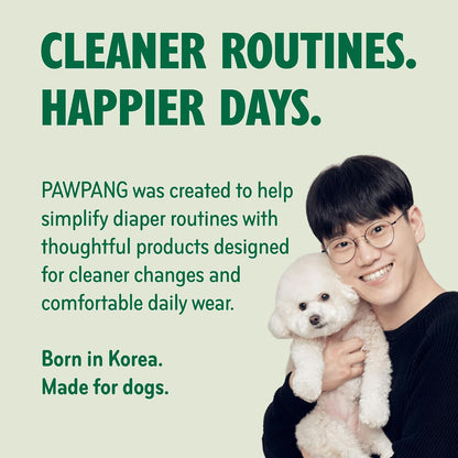 PAWPANG Disposable Dog Diaper Liners Booster Pads for Male & Female Dogs, 100ct, 5 Sizes Options, Doggie Diaper Inserts fit Most Types of Dog Diapers - Pet Belly Bands & Male Wraps (Small(100ct)) - Image 9