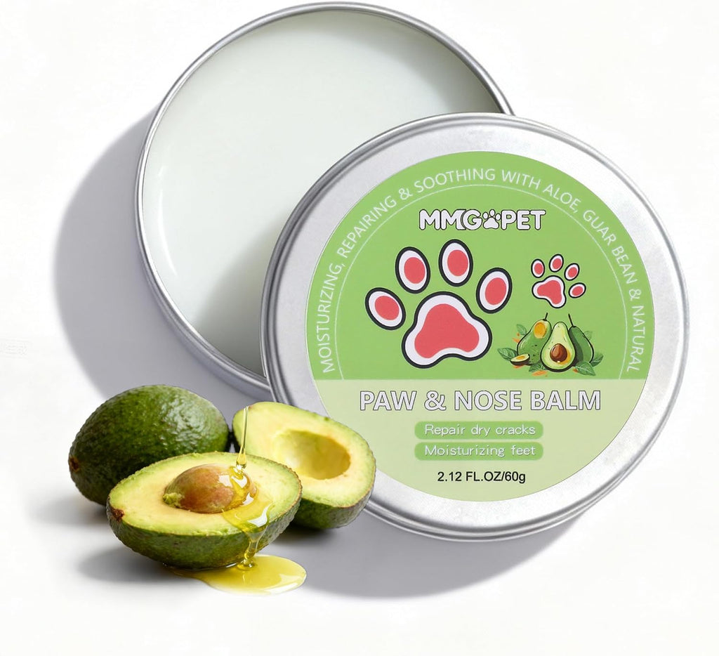 Paw Balm for Dogs and Cats, Paw Pad Balm with Avocado Oil & Witch Hazel, 2.1 oz Beeswax Paw Cream for Dry, Cracked Pads, Lick-Safe Pet Paw Care - with 2 Pack Pet Wipes - Image 9