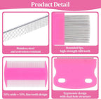 Close up of Creztail grooming comb rounded teeth