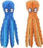Safe teething and dental hygiene plush toy set for domestic puppies.