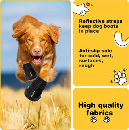 Adjustable strap system on Hcpet dog booties