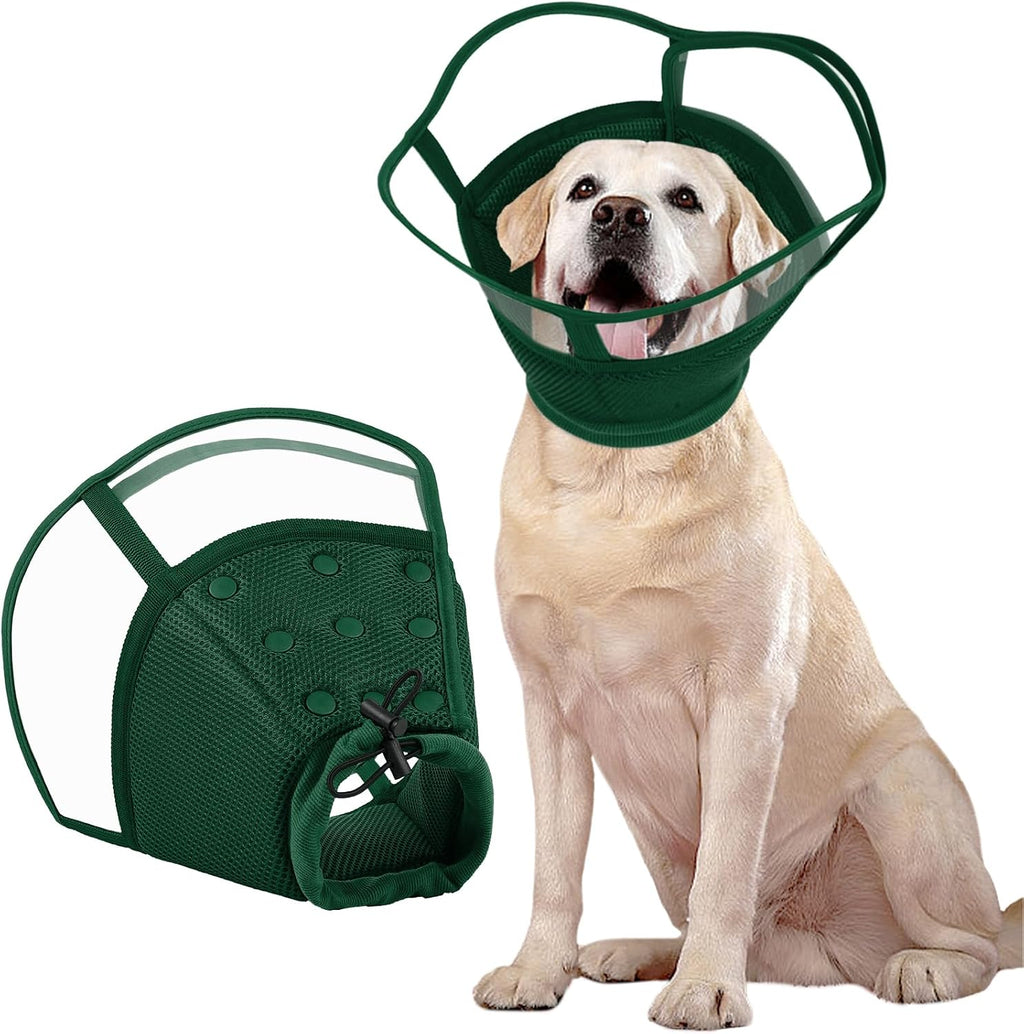Kuoser Small Dog Cone Collar After Surgery, Soft Cone for Dogs to Stop Licking, Breathable Pet Recovery Collar Comfortable Elizabethan Collars, Adjustable Protective Dog Cones for Small Dogs, Rose S - Image 10