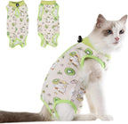 Cat Recovery Suit After Surgery for Female Spay Male Neuter, Anti Licking Onesie Postoperative Shirt, Soft Breathable Bodysuit Pajamas for Abdominal Wound Kitten, E-Collar & Cone Alternative - Image 12