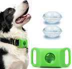 FurLife adjustable collar tag wellness pendant front view on a golden retriever dog