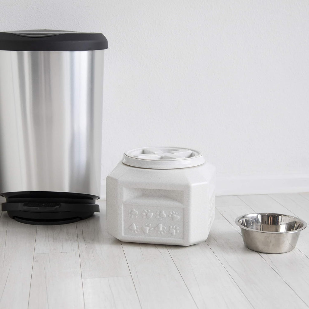 Gamma2 Vittles Vault container storing dry cat kibble