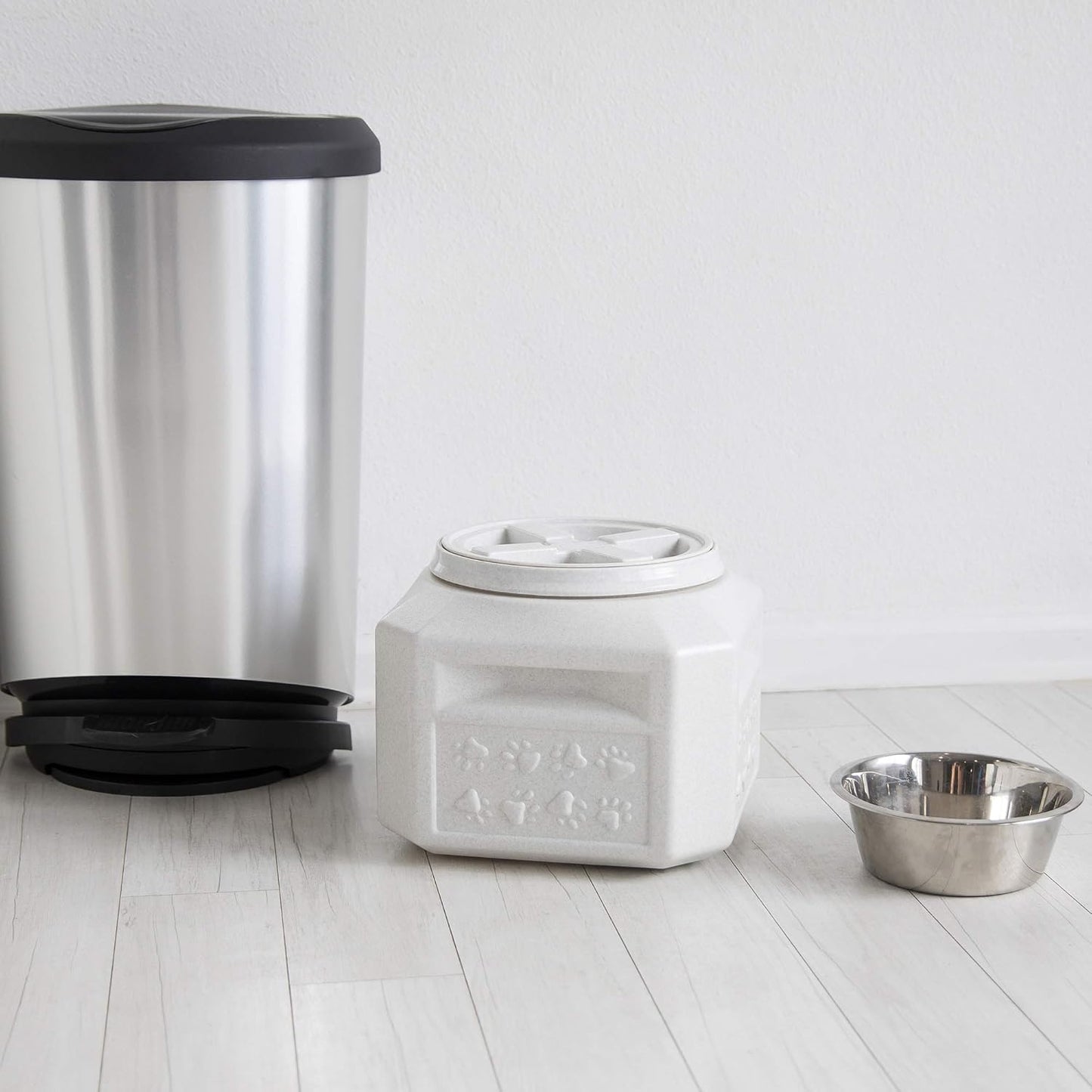 Gamma2 Vittles Vault container storing dry cat kibble