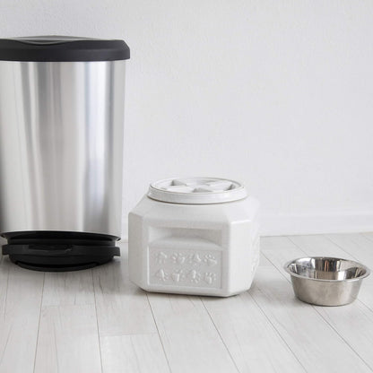 Gamma2 Vittles Vault container storing dry cat kibble