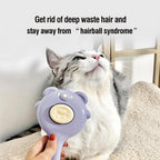 Ergonomic handle detail of Set Pet grooming tool