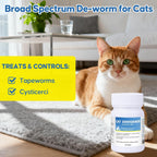 Authentic US imported cat deworming tablets for tapeworms and hookworms