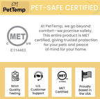 Pet Heating Pad for Cats and Dogs, Heated Cat Bed & Dog Heating Pad with 5 Temperature Levels, Waterproof Heated Pet Mat with Timer, Auto Power-Off and Chew Resistant Cord, 20'' x 16'' - Image 9