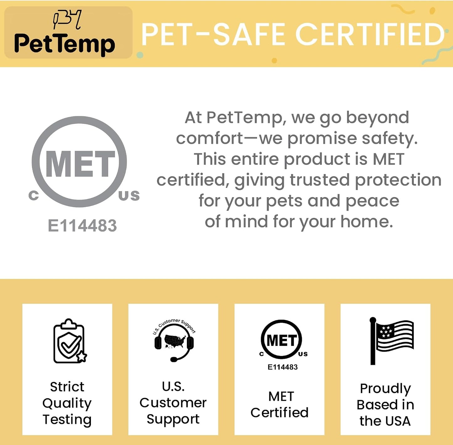 Pet Heating Pad for Cats and Dogs, Heated Cat Bed & Dog Heating Pad with 5 Temperature Levels, Waterproof Heated Pet Mat with Timer, Auto Power-Off and Chew Resistant Cord, 20'' x 16'' - Image 9