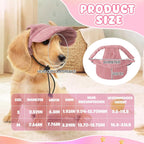 Two piece dog hat and sunglasses bundle for beach